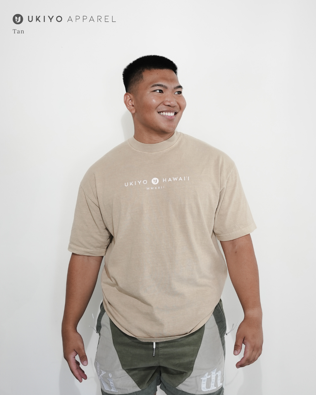 Ukiyo Staples Tee - Tan | Ukiyo Hawai'i Ukiyo Staples Tee - Tan | Ukiyo Hawai'i